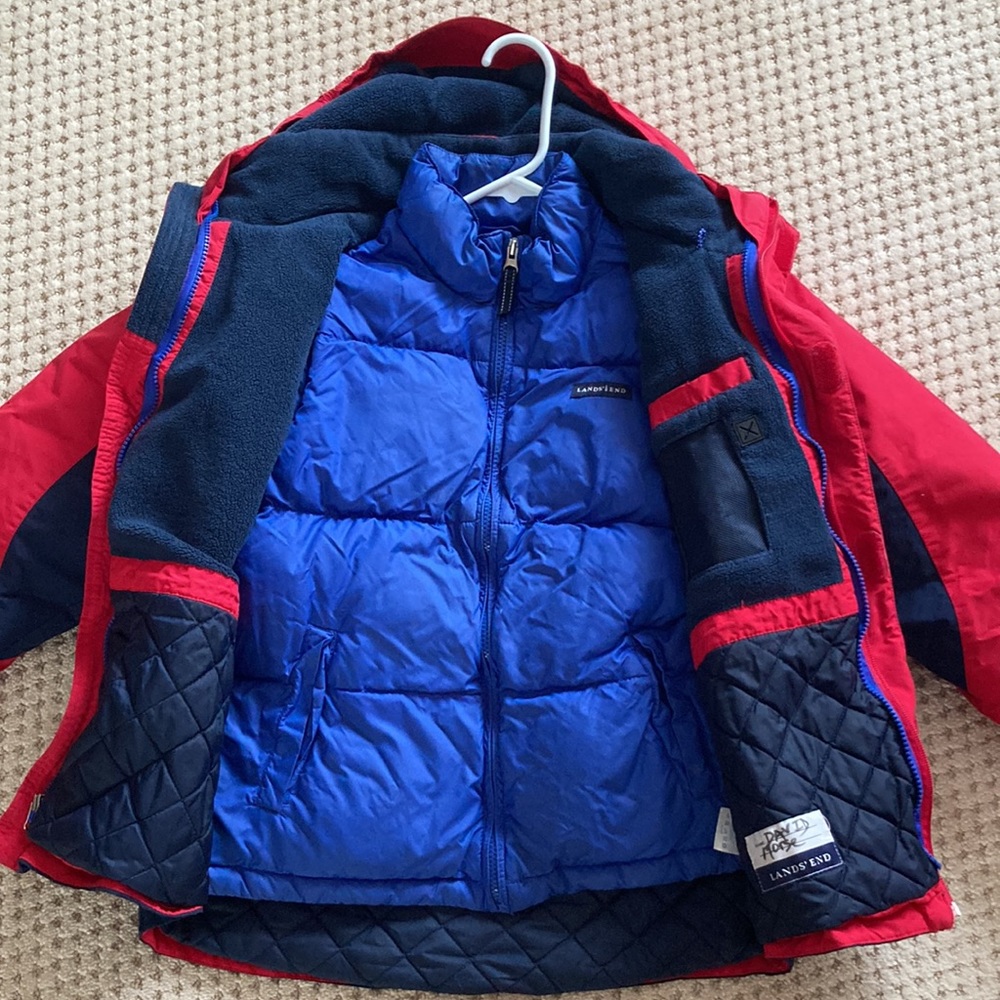 LANDS END DOWN JACKET - Picture 3 of 9